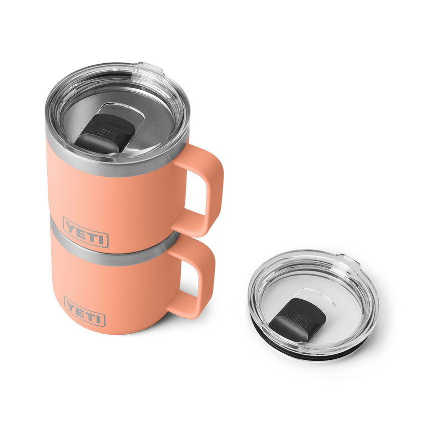 YETI Rambler® 14 oz (414 ml) Stackable Mug Lowcountry Peach