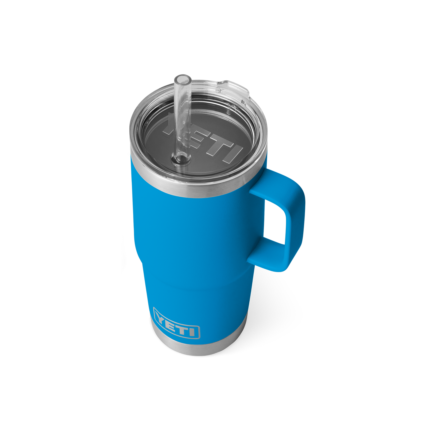 YETI Rambler® 25 oz (710 ml) Straw Mug Big Wave Blue