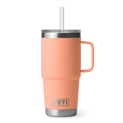 YETI Rambler® 25 oz (710 ml) Straw Mug Lowcountry Peach