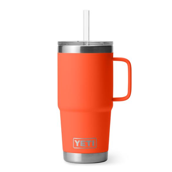 YETI Rambler® 25 oz (739 ml) Straw Mug Papaya