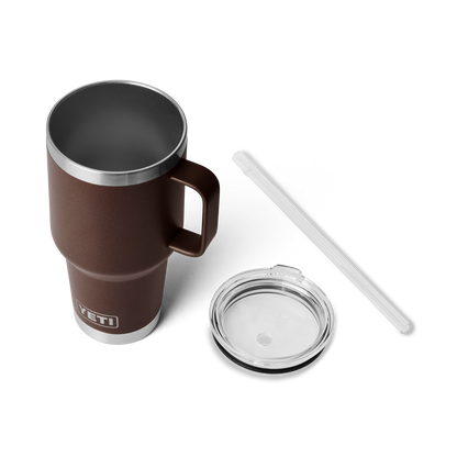 YETI Rambler® 35 oz (994 ml) Straw Mug Wetlands Brown