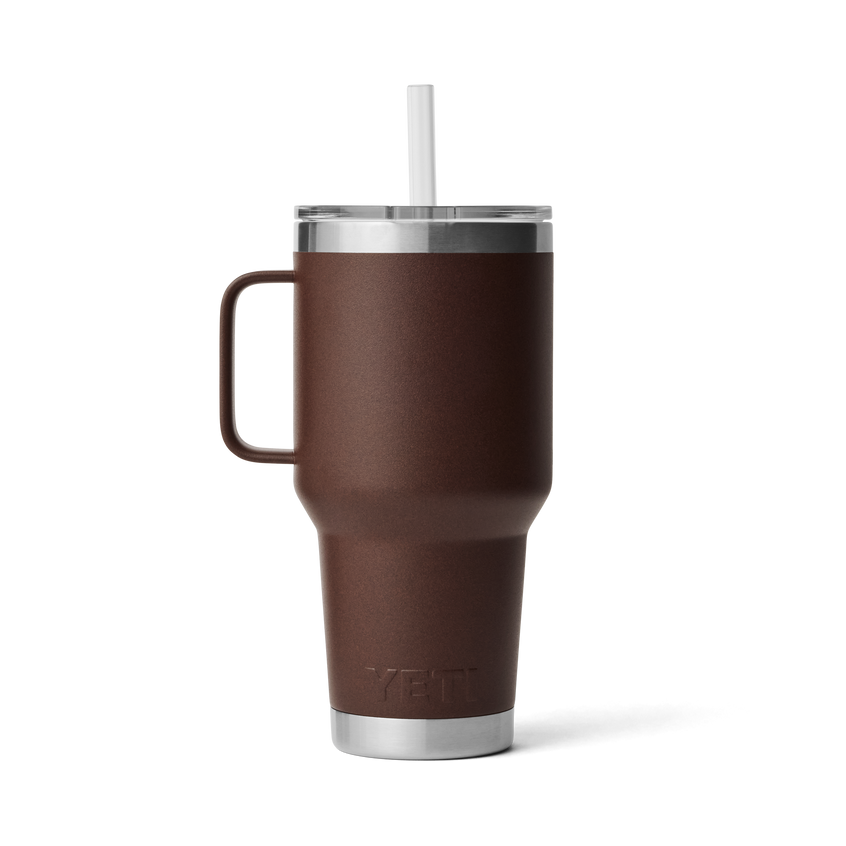 YETI Rambler® 35 oz (994 ml) Straw Mug Wetlands Brown