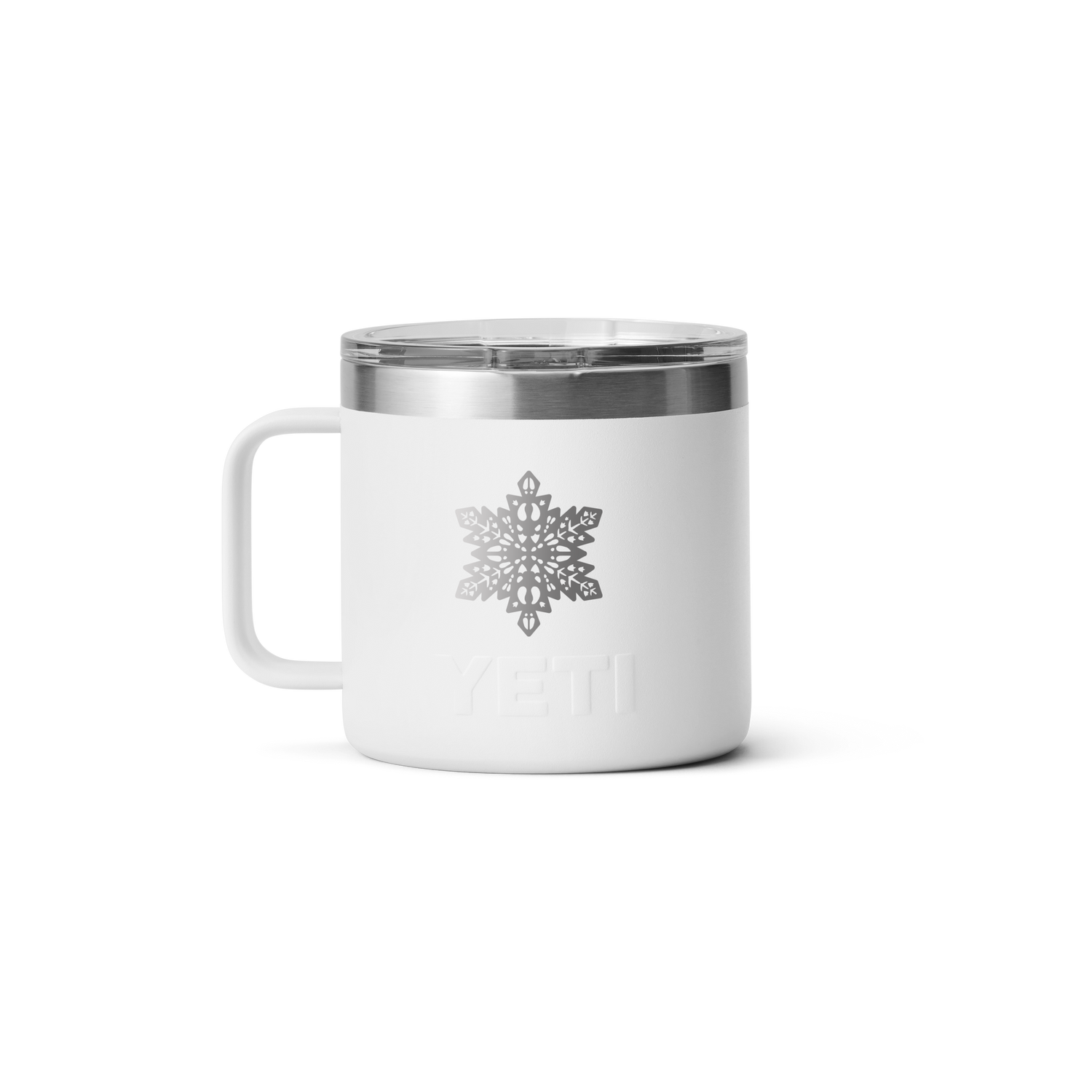 Rambler® 14 oz (414 ml) Mug - Snowflake White