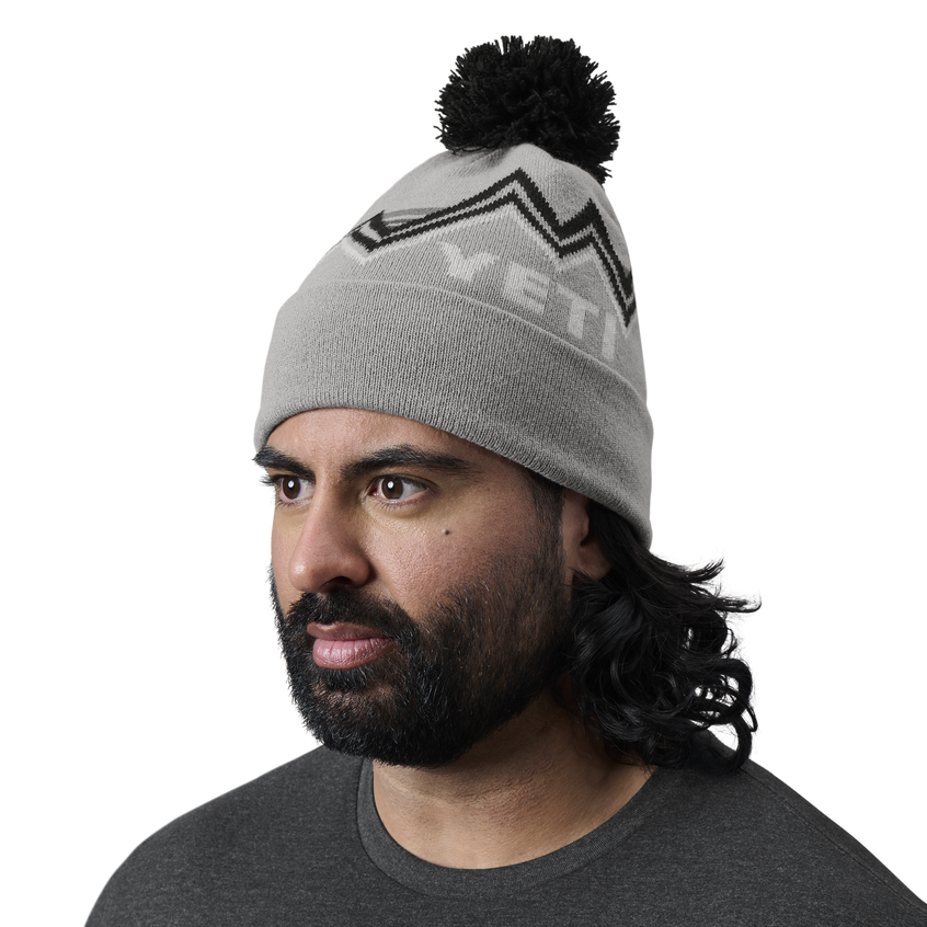 YETI Freestyle Pom Beanie Grey/Black