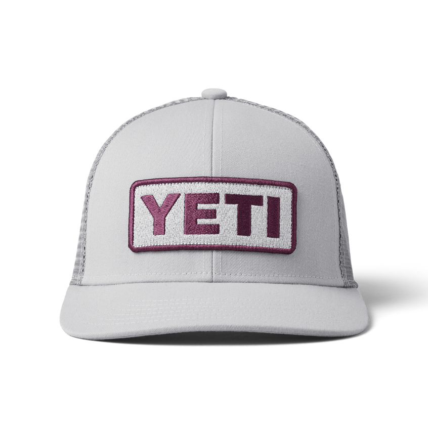 YETI Logo Badge F22 Trucker Grey