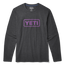 YETI Logo Badge Longsleeve T-Shirt Heather Charcoal