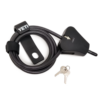 YETI Security Cable Lock and Bracket Black