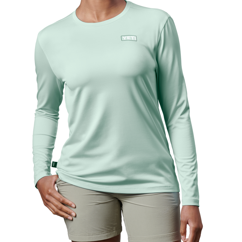 YETI Womens Surf Trip Long Sleeve Sunshirt Ice Mint