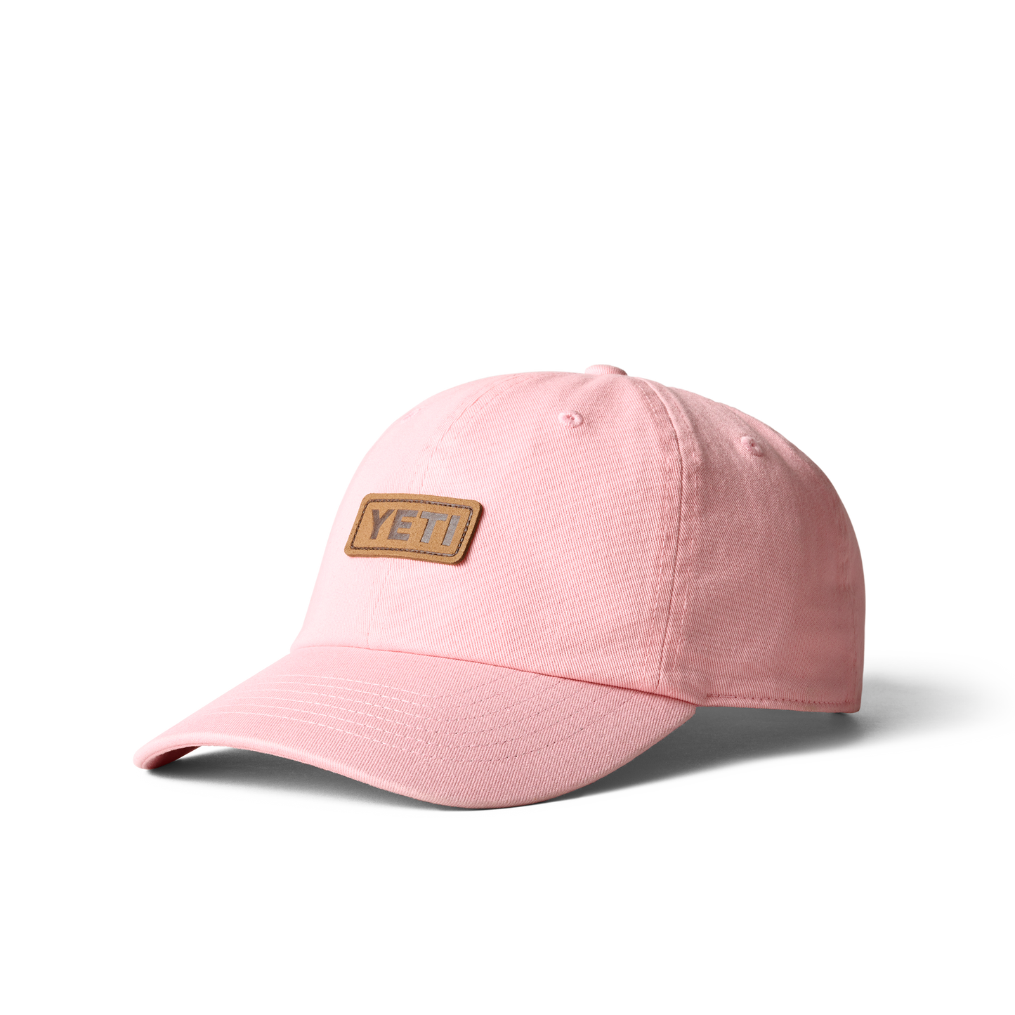 YETI Leather Logo Badge Hat Blossom Pink