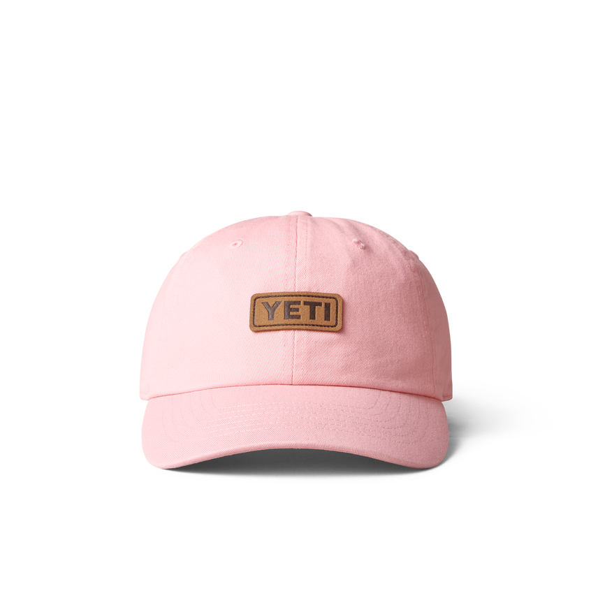 YETI Leather Logo Badge Hat Blossom Pink