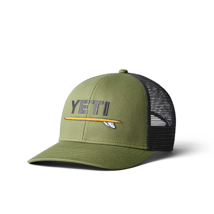 YETI Surf Trip Trucker Hat Light Olive